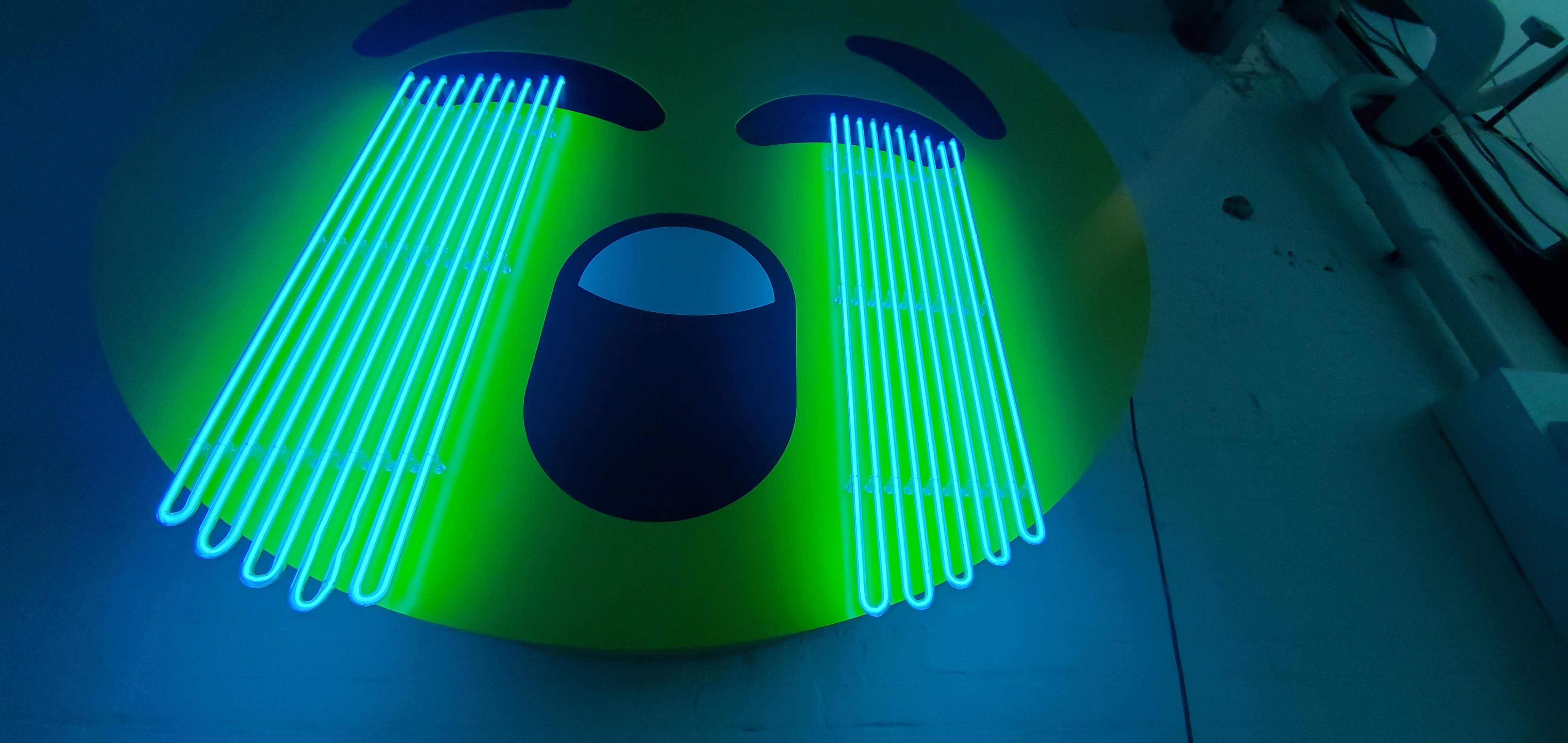 Crying Face Sculpture