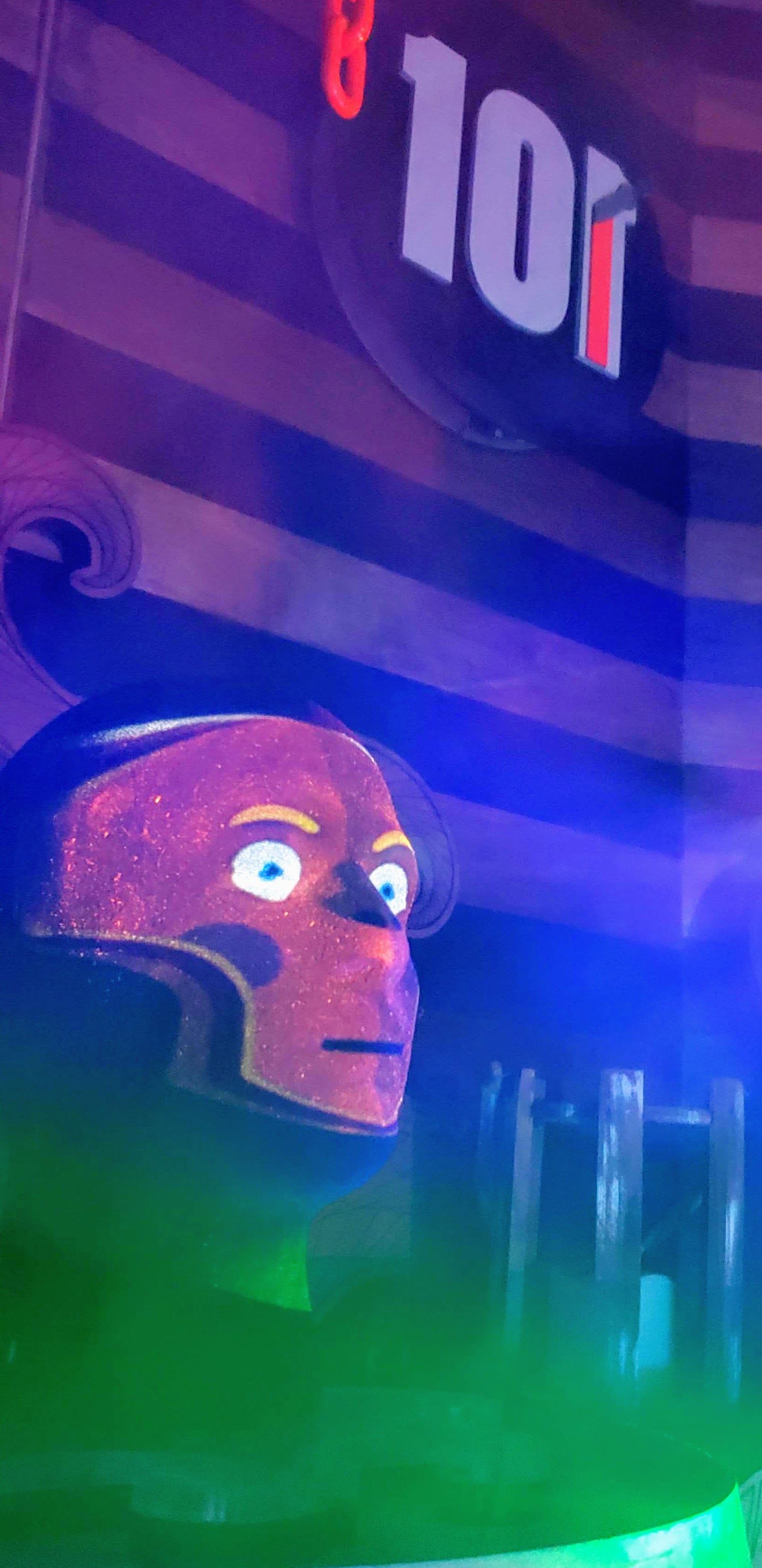 Glowing Head Sculpture